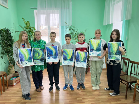 открытый урок преподавателя художественного отделения Трифоновой Е.И.